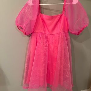 SHEER BABYDOLL DRESS
